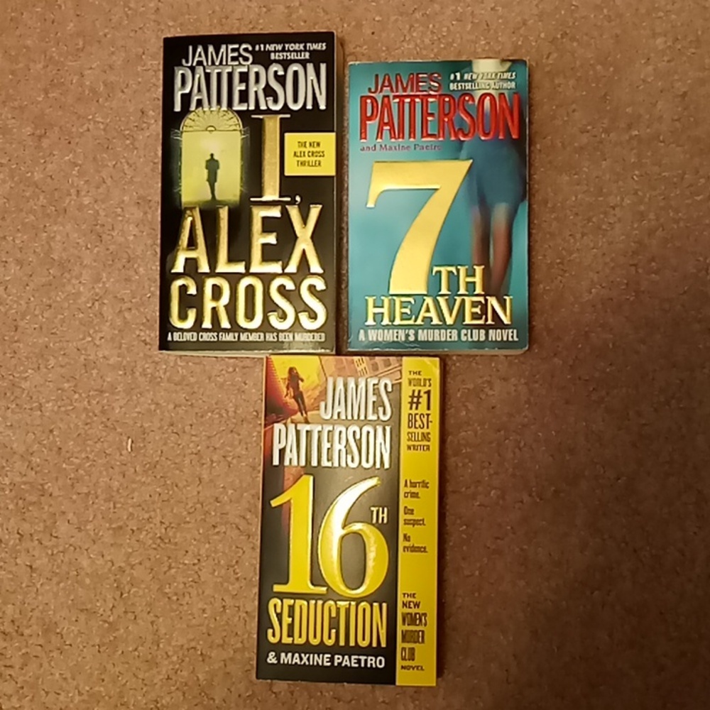 James Patterson set of 3